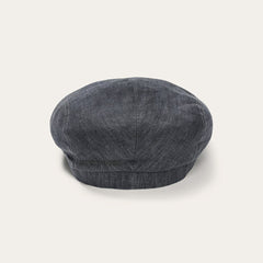 Men/Women Caps &amp; Truckers | Stetson Premium Linen Driver Cap Denim Grey