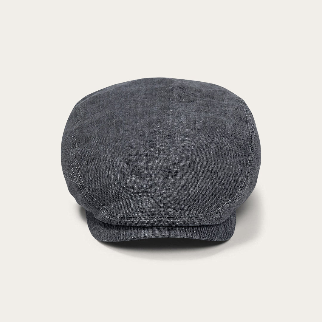 Men/Women Caps &amp; Truckers | Stetson Premium Linen Driver Cap Denim Grey
