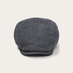 Men/Women Caps &amp; Truckers | Stetson Premium Linen Driver Cap Denim Grey