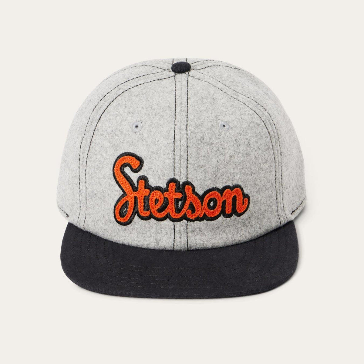 Men/Women Caps &amp; Truckers | Stetson Retro Script Baseball Cap Grey