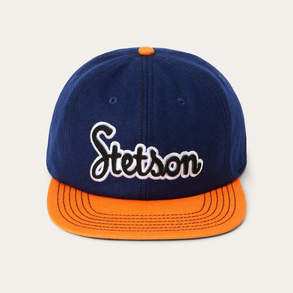 Men/Women Caps &amp; Truckers | Stetson Retro Script Baseball Cap Navy
