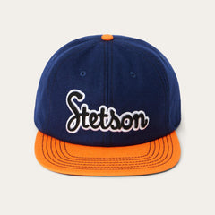 Men/Women Caps &amp; Truckers | Stetson Retro Script Baseball Cap Navy