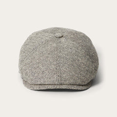 Men/Women Caps &amp; Truckers | Stetson Silk Six-Panel Cap Black Herringbone