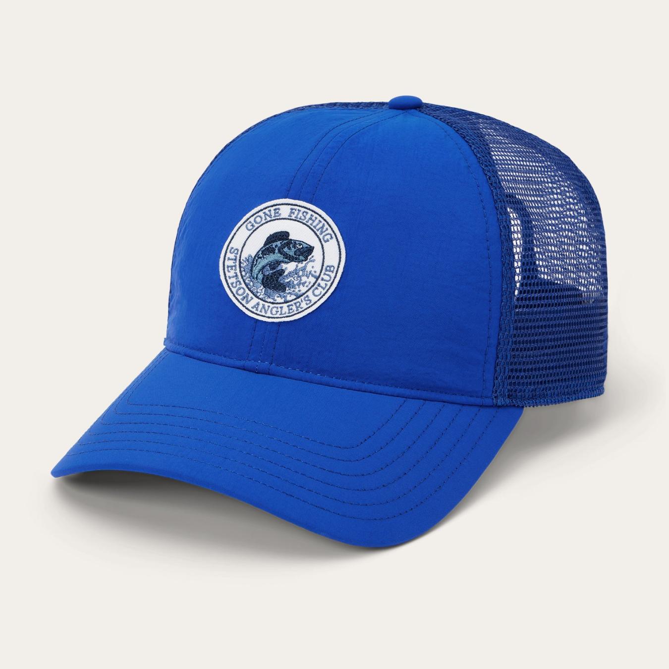 Men/Women Caps &amp; Truckers | Stetson Stetson Angling Club Baseball Cap Royal Blue