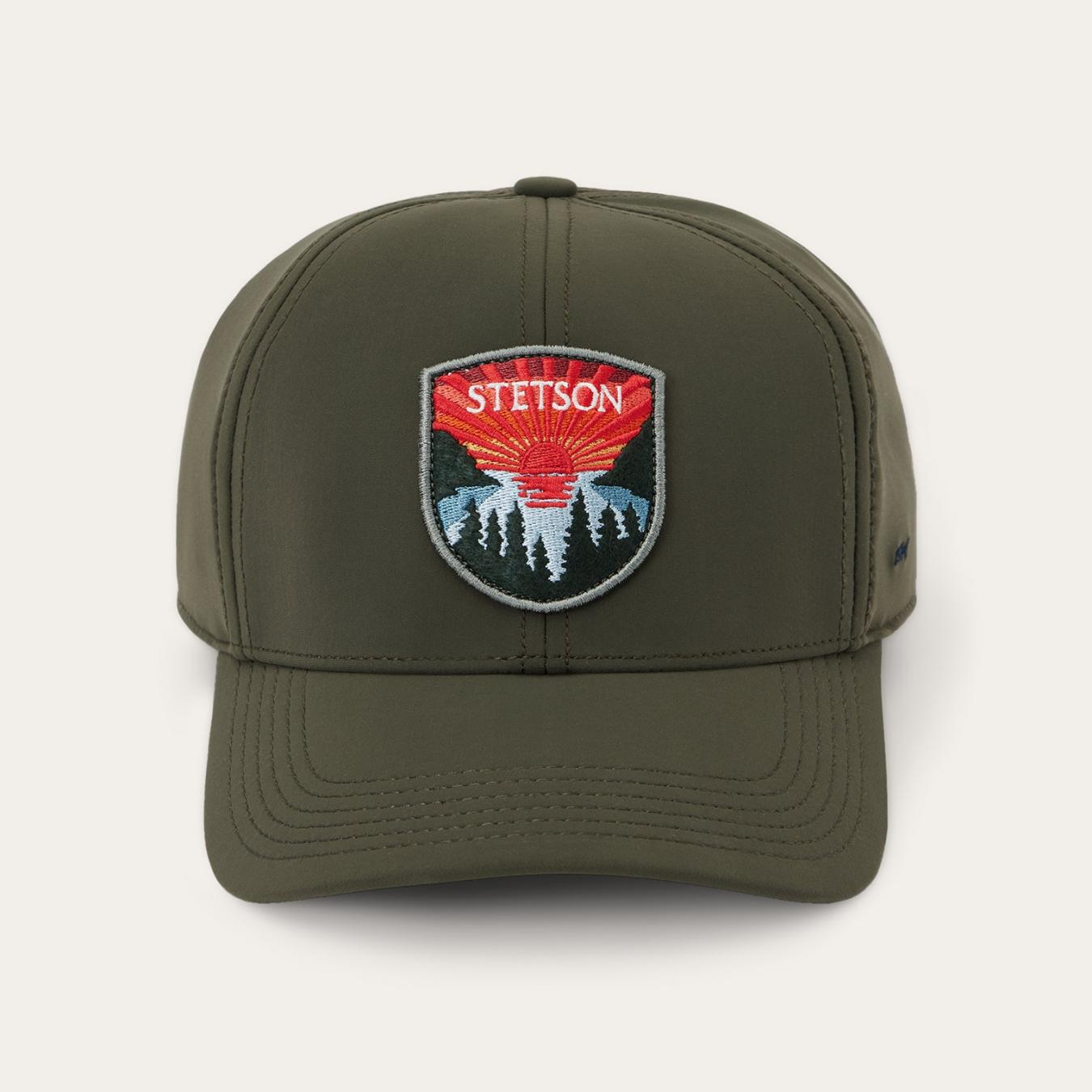Men/Women Caps &amp; Truckers | Stetson Sunset Baseball Cap Olive