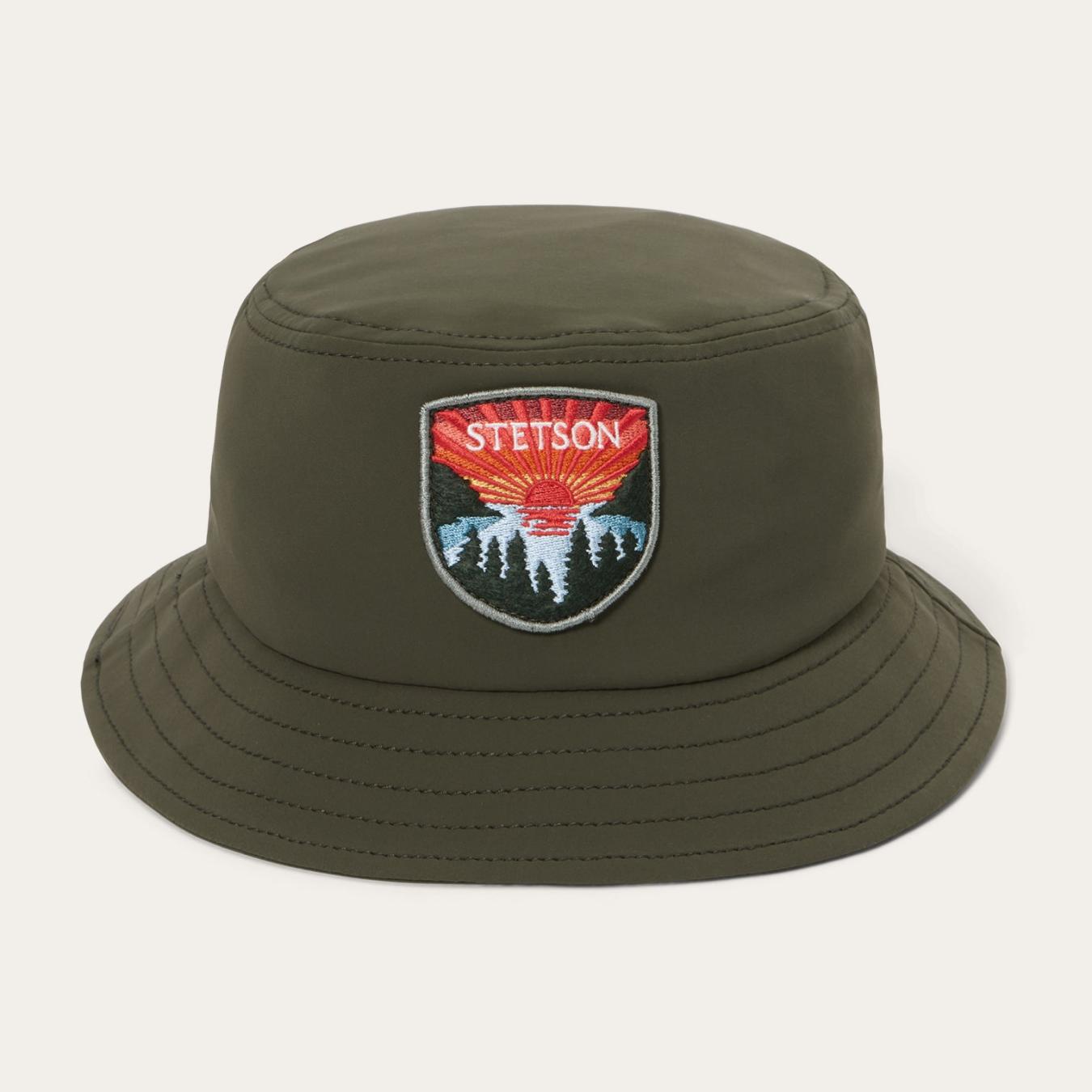 Men/Women Caps &amp; Truckers | Stetson Sunset Bucket Hat Olive