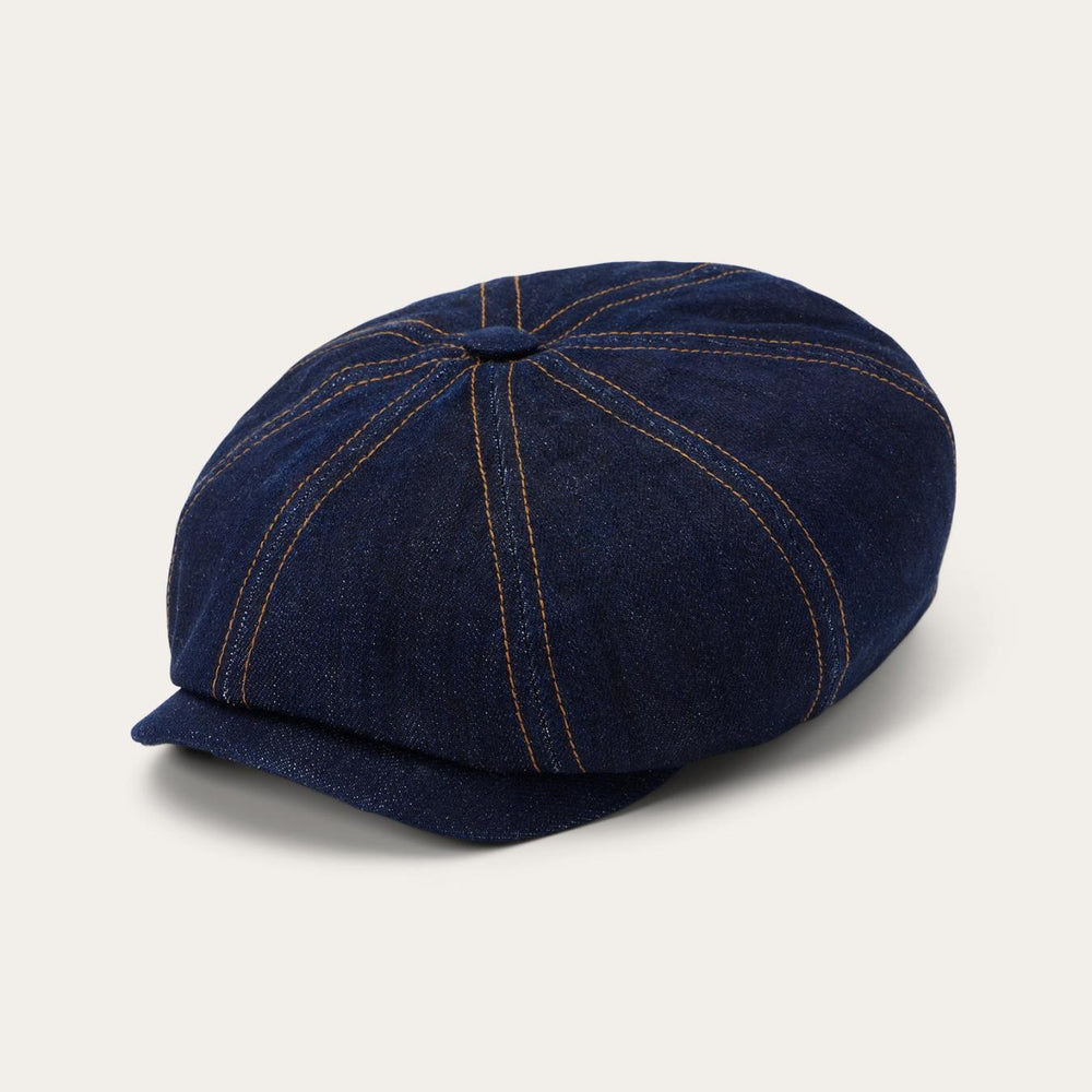 Men/Women Caps &amp; Truckers | Stetson Sustainable Denim Hatteras Dark Denim