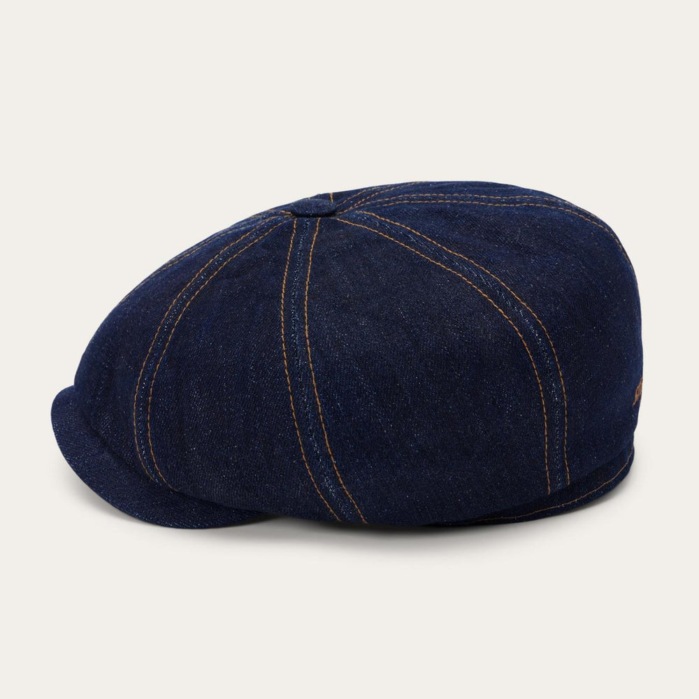 Men/Women Caps &amp; Truckers | Stetson Sustainable Denim Hatteras Dark Denim