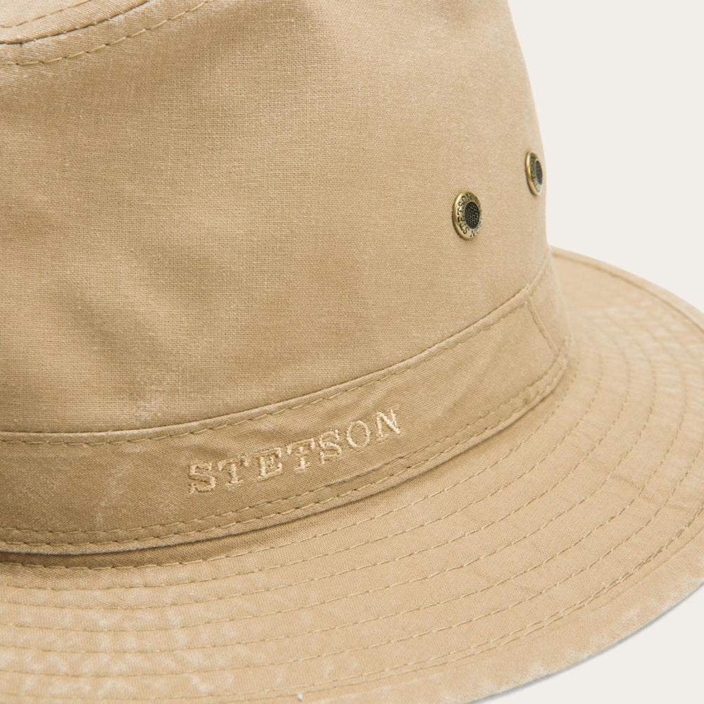 Men/Women Caps &amp; Truckers | Stetson Traveller Delave Organic Cotton Olive