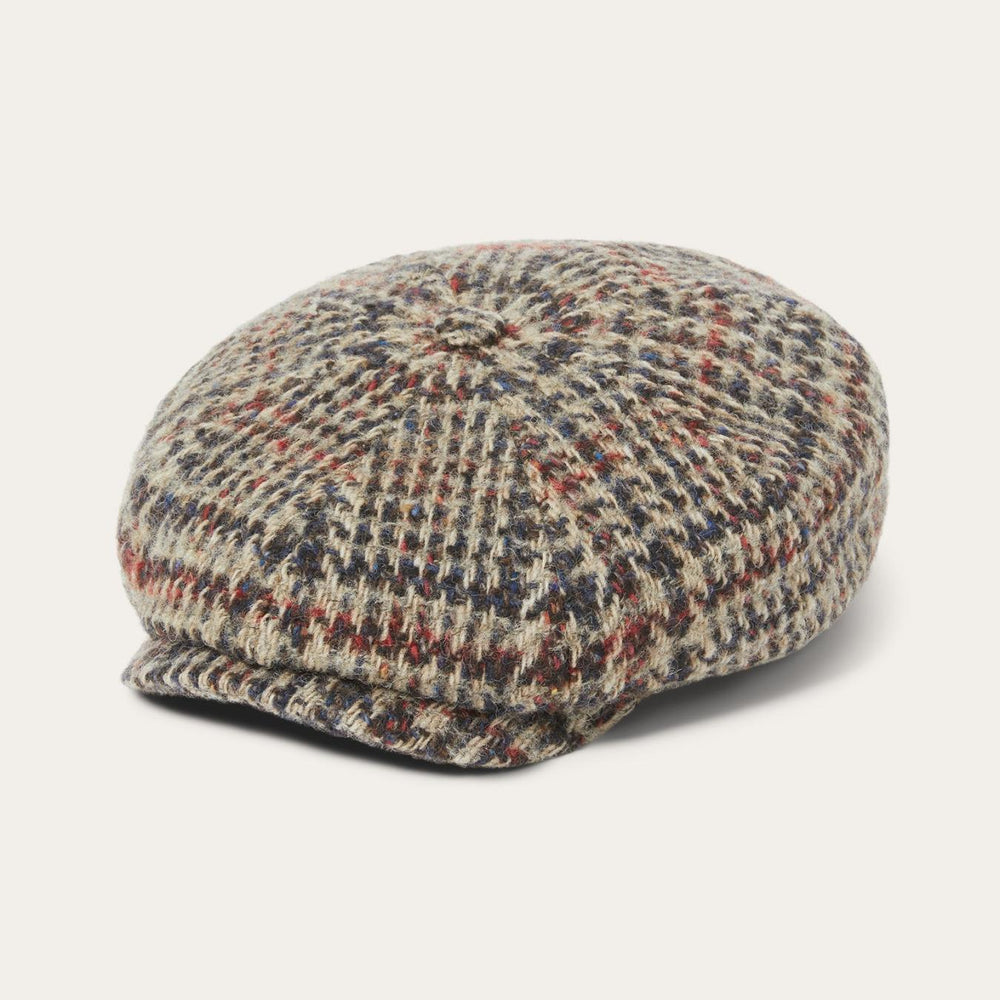 Men/Women Caps &amp; Truckers | Stetson Virgin Wool Hatteras Beige/red/herringbone
