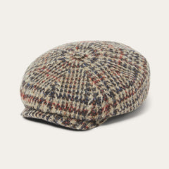 Men/Women Caps &amp; Truckers | Stetson Virgin Wool Hatteras Beige/red/herringbone