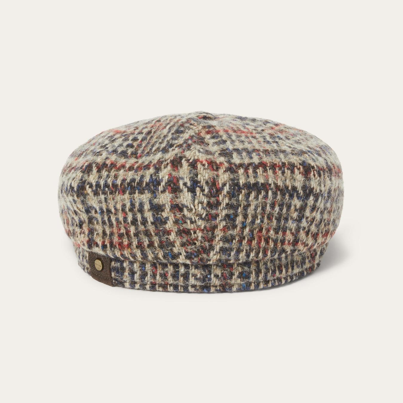 Men/Women Caps &amp; Truckers | Stetson Virgin Wool Hatteras Beige/red/herringbone