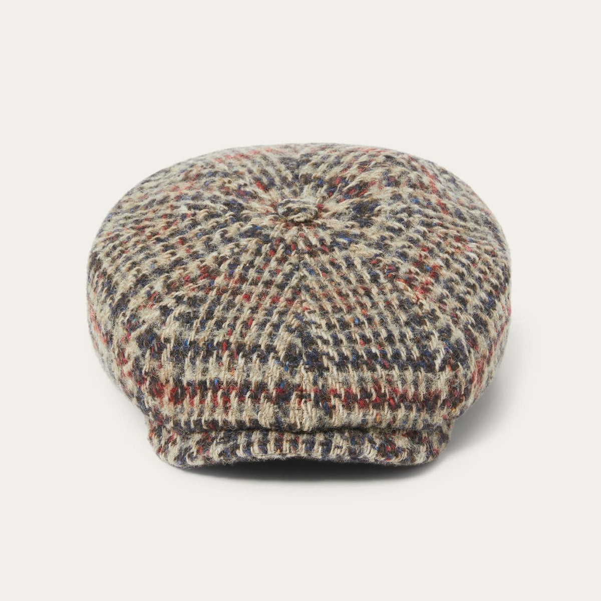 Men/Women Caps &amp; Truckers | Stetson Virgin Wool Hatteras Beige/red/herringbone