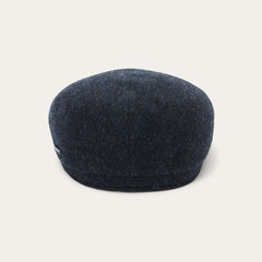 Men/Women Caps &amp; Truckers | Stetson Wool Herringbone Driver Cap Dark Navy Herringbone