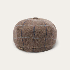 Men/Women Caps &amp; Truckers | Stetson Wool Herringbone Hatteras Cap Camel Herringbone