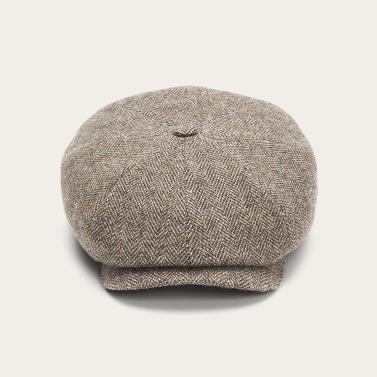 Men/Women Caps &amp; Truckers | Stetson Wool Herringbone Hatteras Grey Herringbone