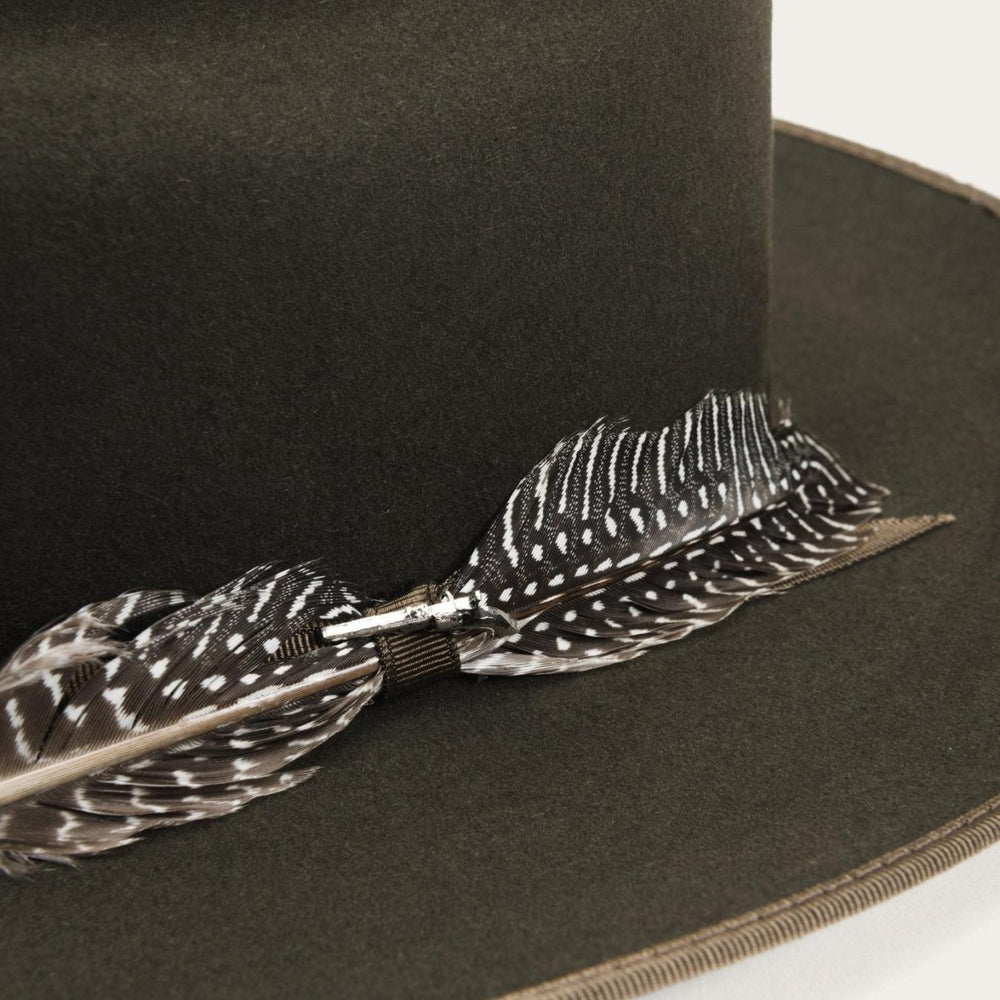 Men/Women Fedora | Stetson 1865 Distressed Open Road Royal Deluxe Walnut