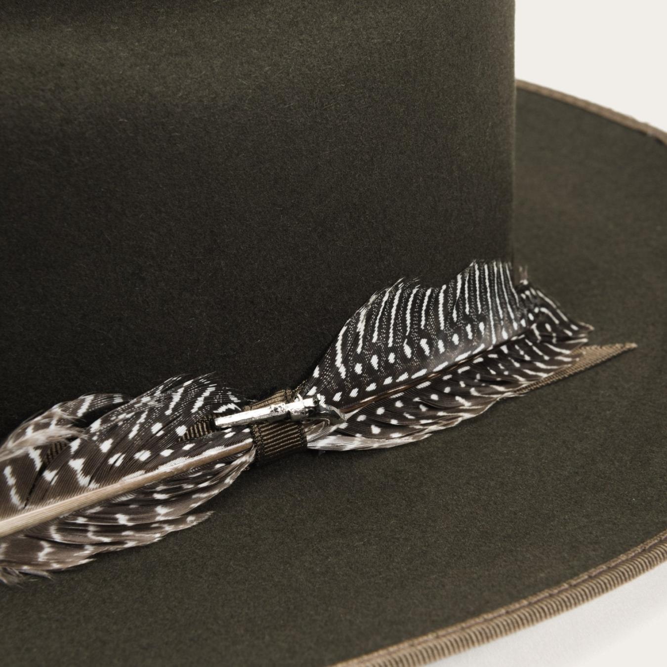 Men/Women Fedora | Stetson 1865 Distressed Open Road Royal Deluxe Walnut