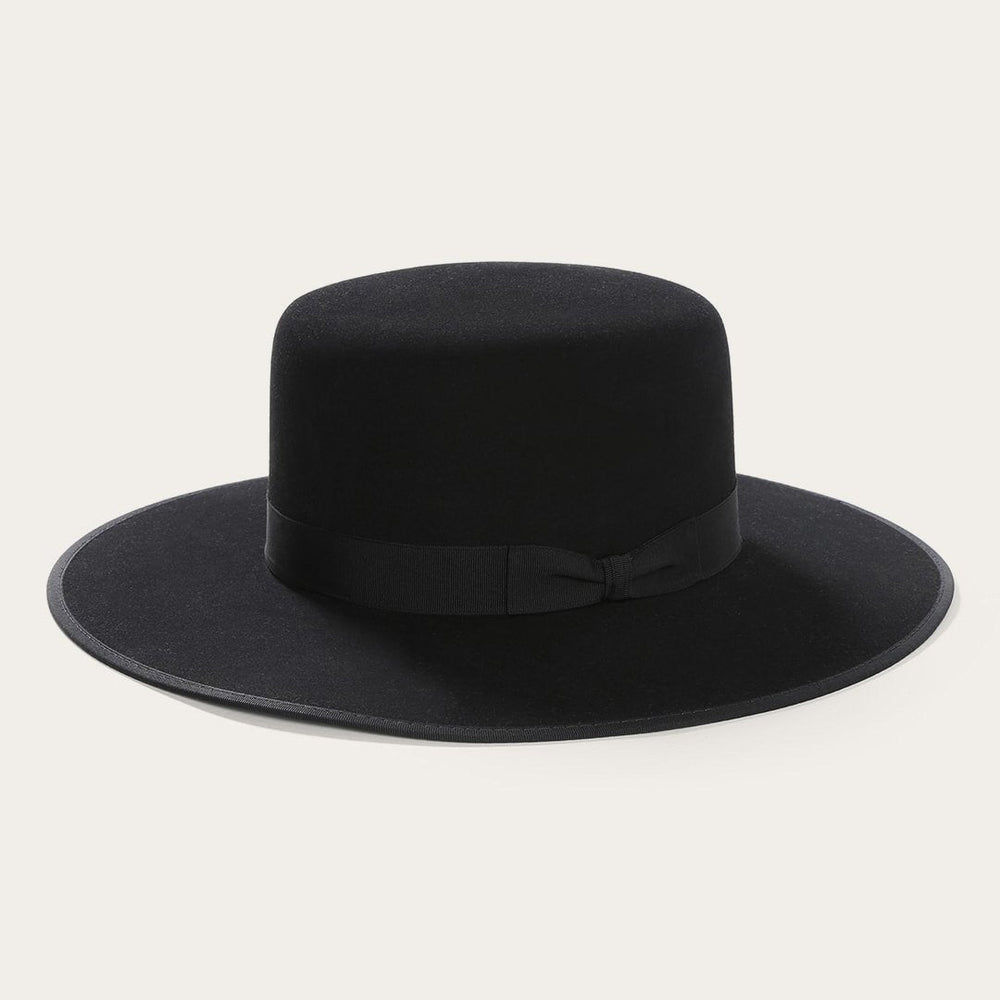 Men/Women Fedora | Stetson Amish 4X Wool Felt Hat Black
