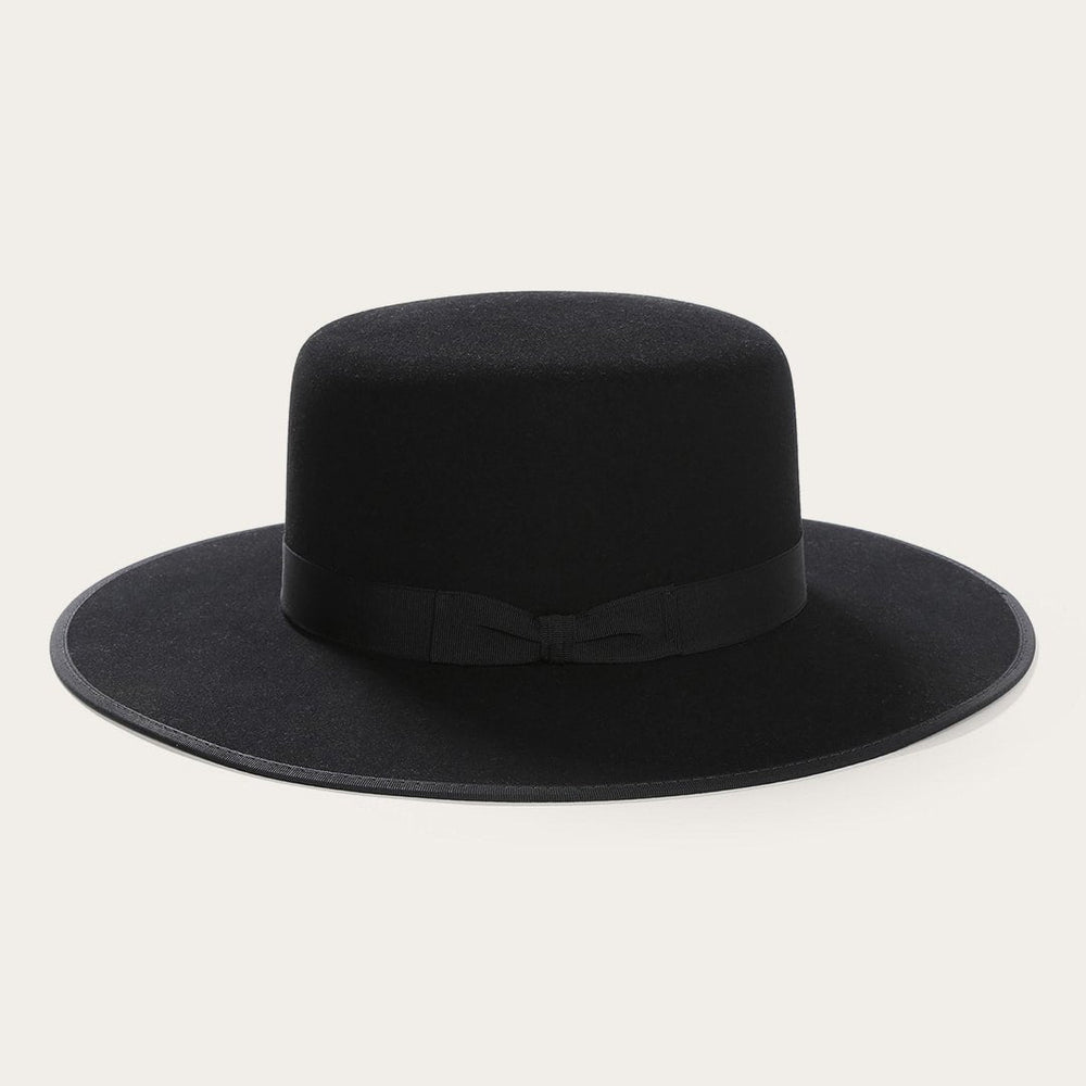 Men/Women Fedora | Stetson Amish 4X Wool Felt Hat Black