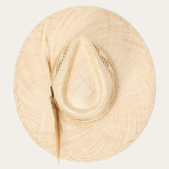 Men/Women Fedora | Stetson Chorus Straw Flat Brim Hat Natural