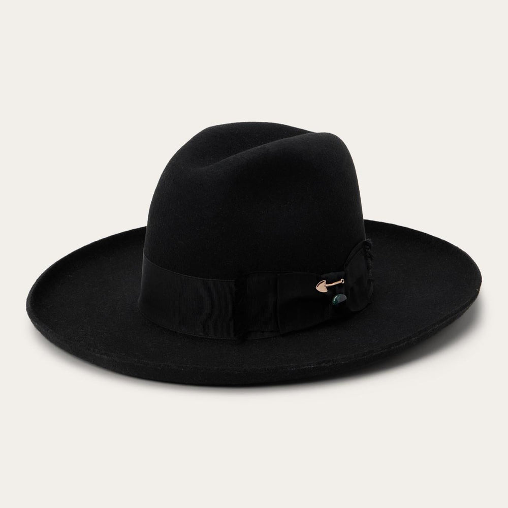 Men/Women Fedora | Stetson Eureka Black