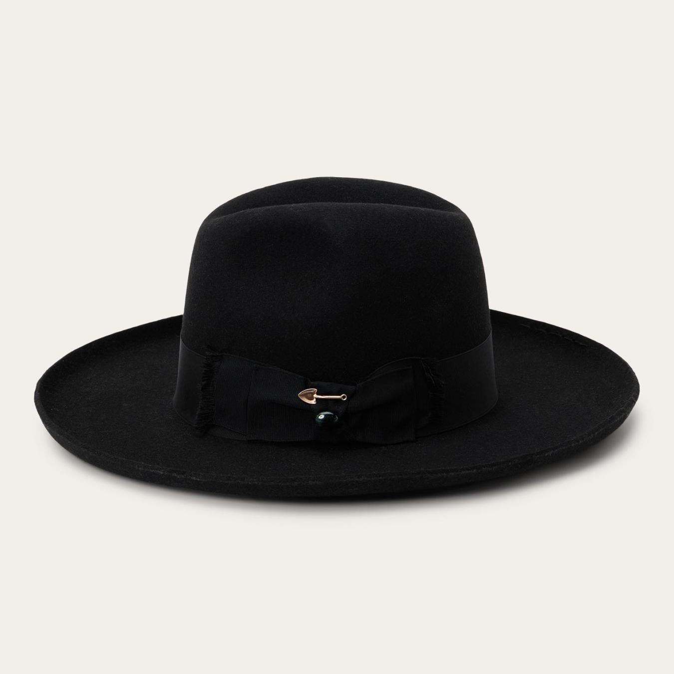 Men/Women Fedora | Stetson Eureka Black
