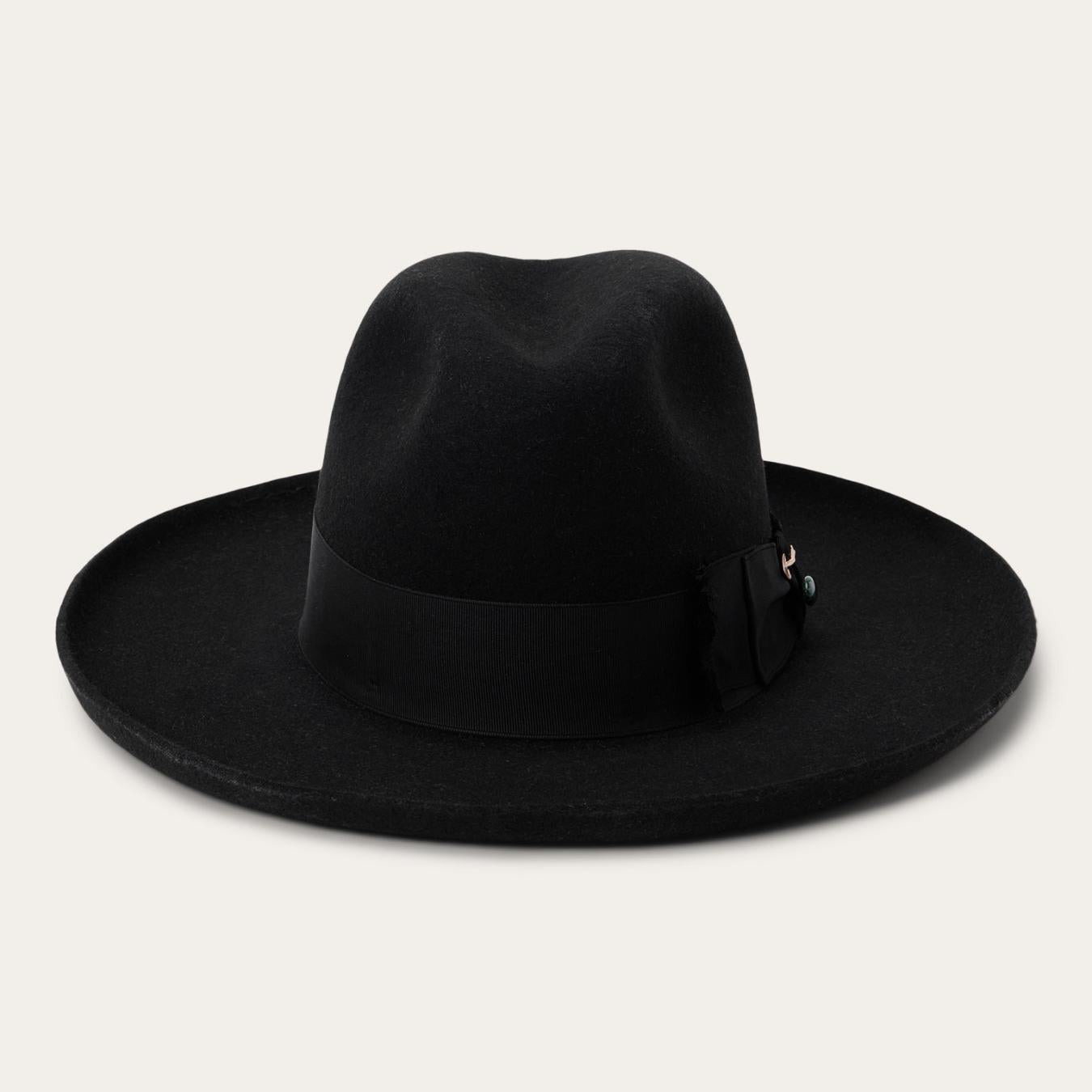 Men/Women Fedora | Stetson Eureka Black