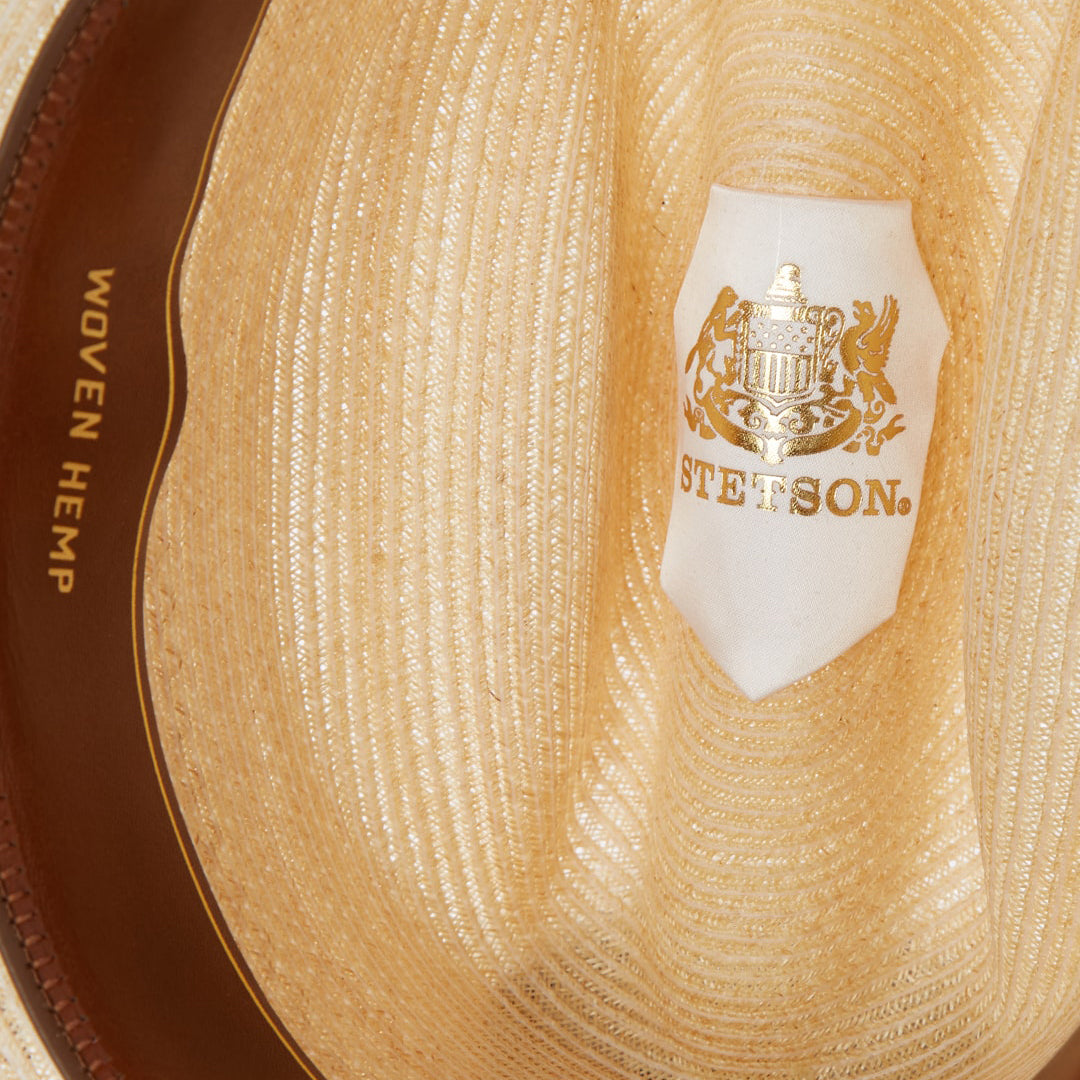 Men/Women Fedora | Stetson Hemp Straw Open Road Natural