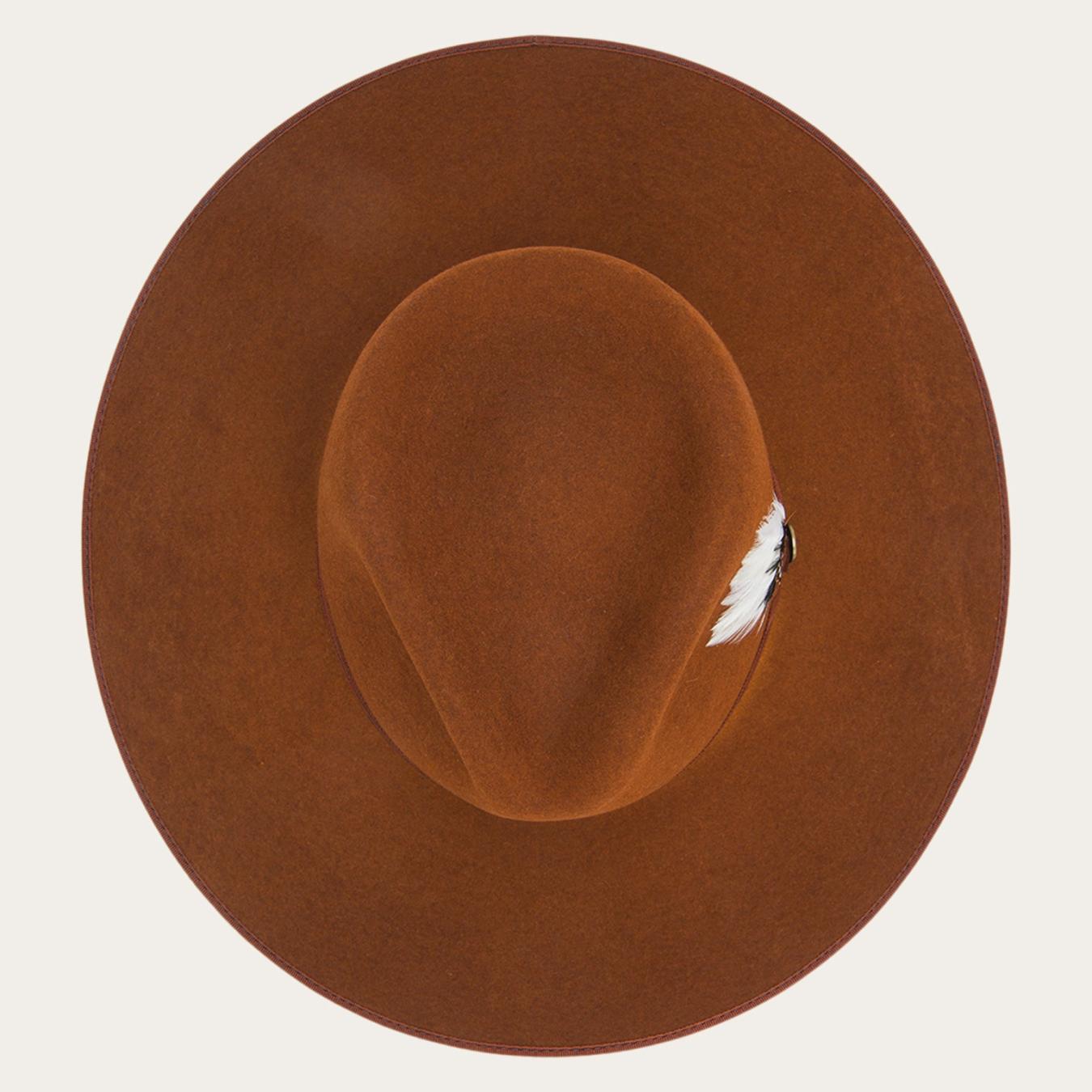 Men/Women Fedora | Stetson Midtown Wide Flat Brim Hat Black