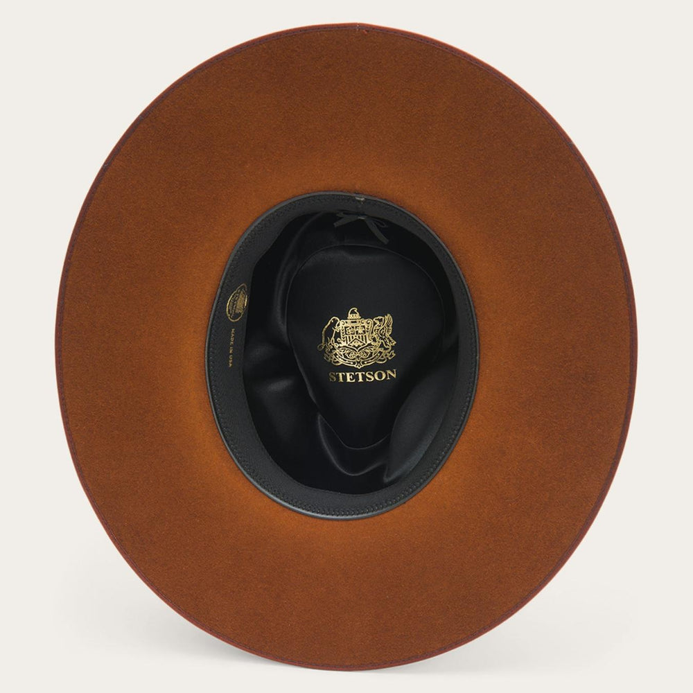 Men/Women Fedora | Stetson Midtown Wide Flat Brim Hat Black