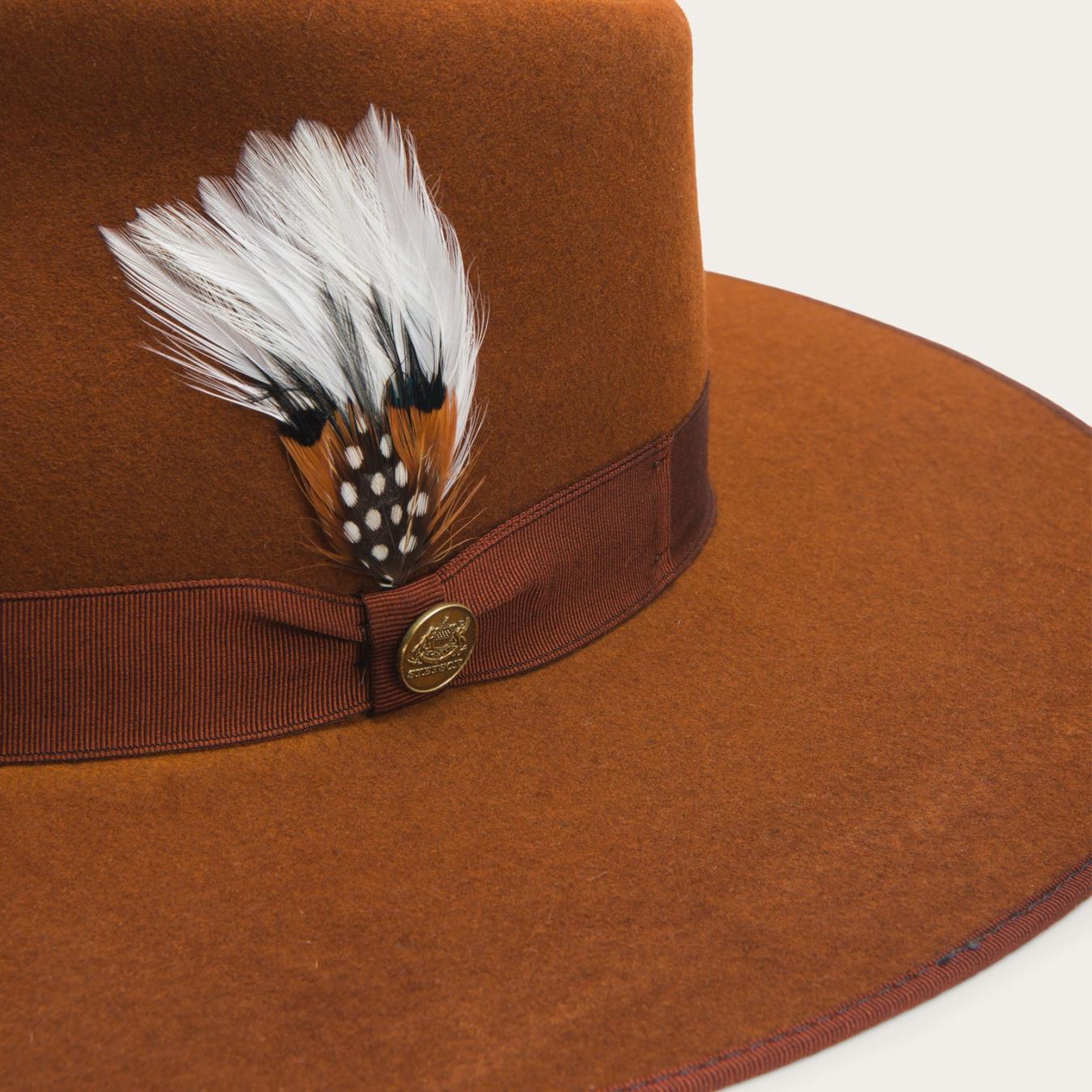 Men/Women Fedora | Stetson Midtown Wide Flat Brim Hat Black