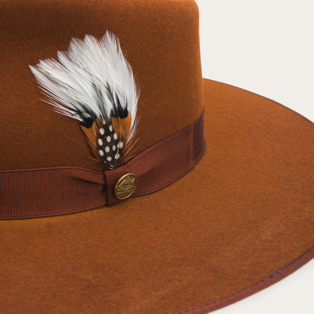 Men/Women Fedora | Stetson Midtown Wide Flat Brim Hat Black