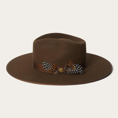 Men/Women Fedora | Stetson Midtown Wide Flat Brim Hat Oak