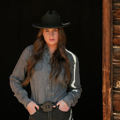 Men/Women Fedora | Stetson Open Road 6X Cowboy Hat Black