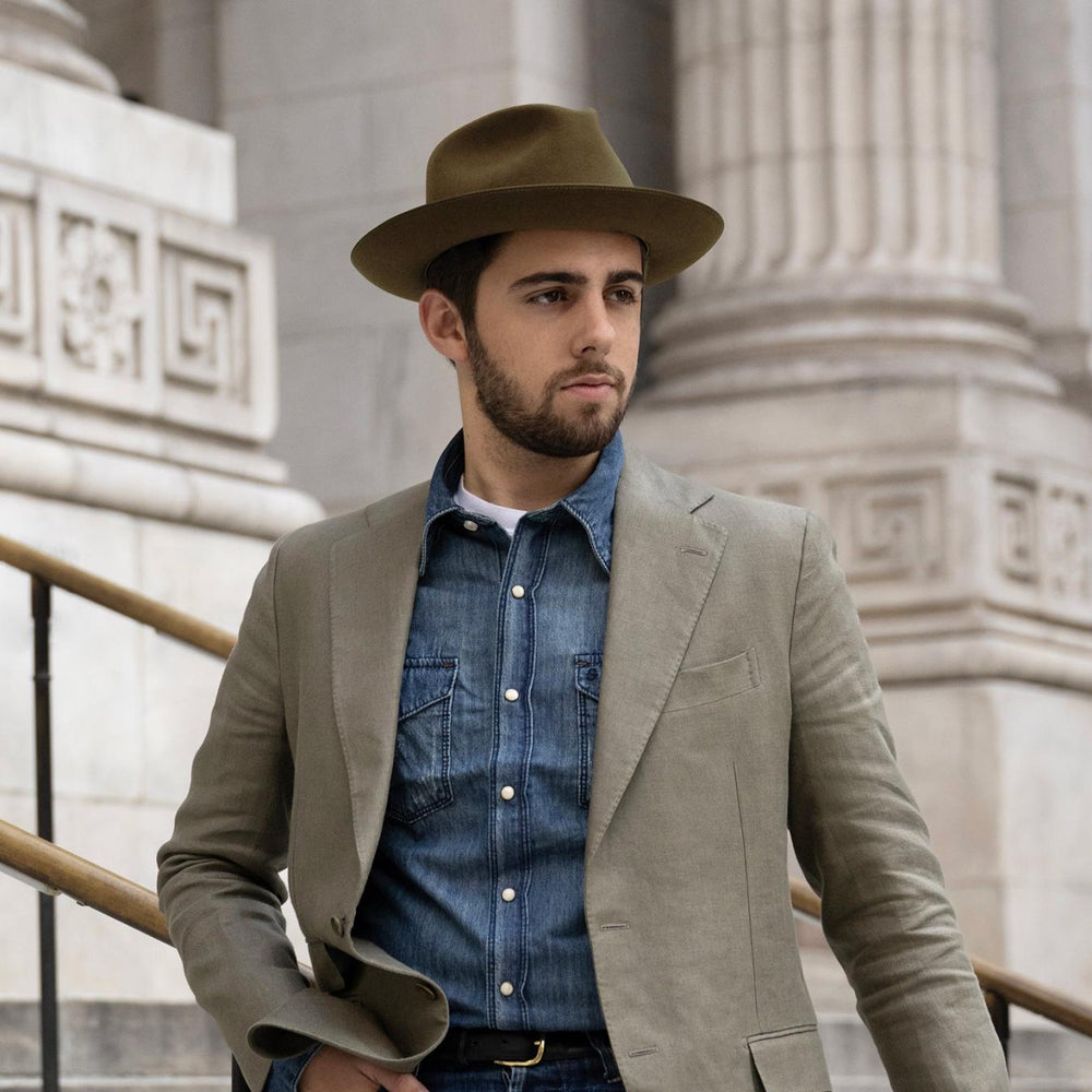 Men/Women Fedora | Stetson Pure Stratoliner Tobacco