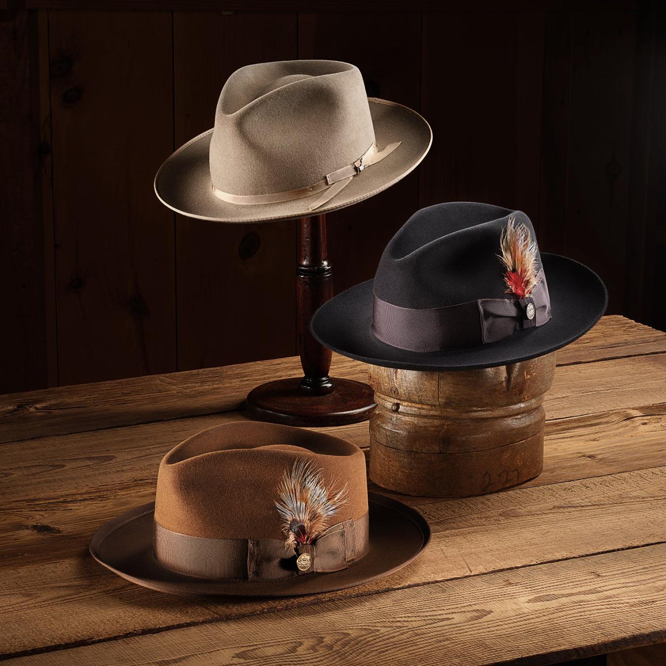 Men/Women Fedora | Stetson Temple Fedora Navy