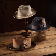 Men/Women Fedora | Stetson Temple Fedora Navy