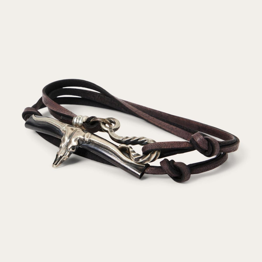 Men/Women Jewelry | Stetson Longhorn Wrap Bracelet