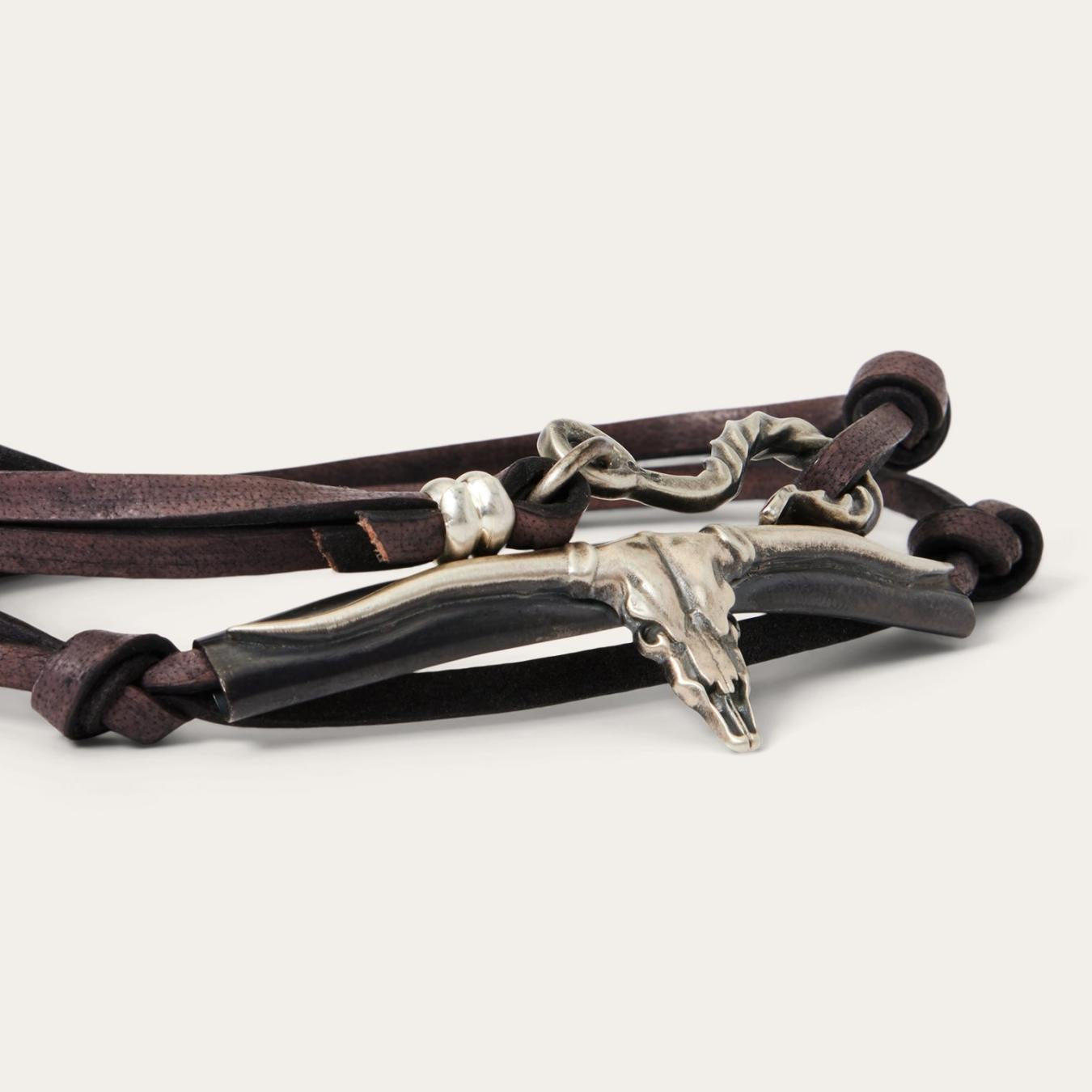 Men/Women Jewelry | Stetson Longhorn Wrap Bracelet