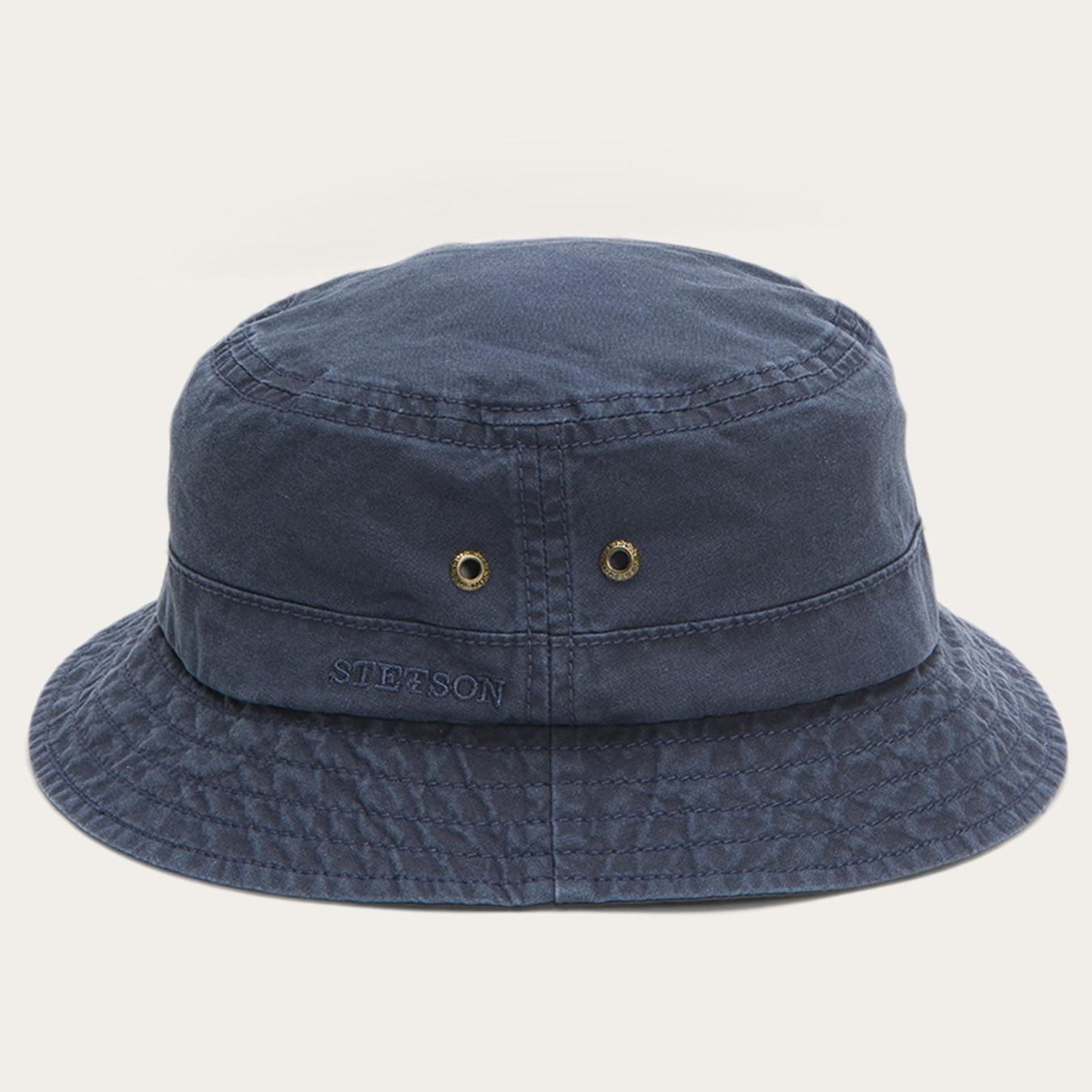Men/Women Outdoor | Stetson Bucket Delave Organic Cotton Blue