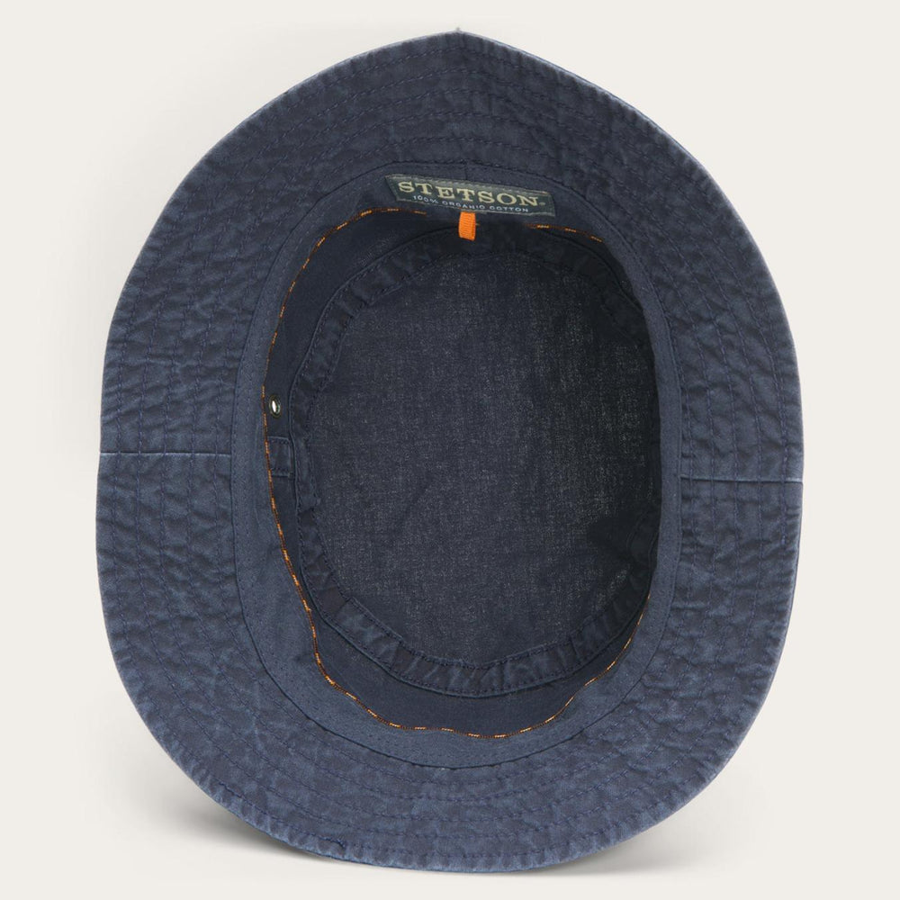 Men/Women Outdoor | Stetson Bucket Delave Organic Cotton Blue