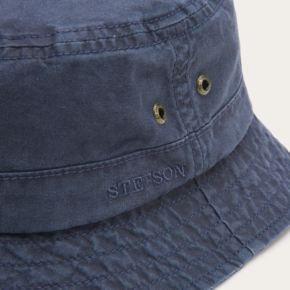 Men/Women Outdoor | Stetson Bucket Delave Organic Cotton Blue