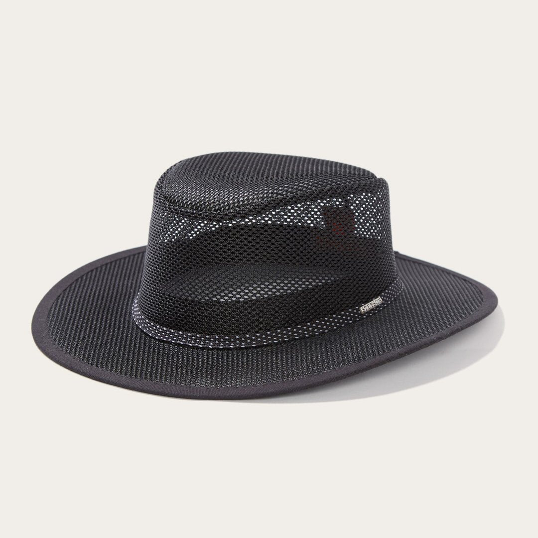 Men/Women Outdoor | Stetson Grand Canyon Mesh Safari Hat Black