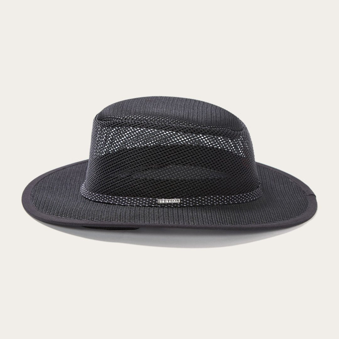 Men/Women Outdoor | Stetson Grand Canyon Mesh Safari Hat Black