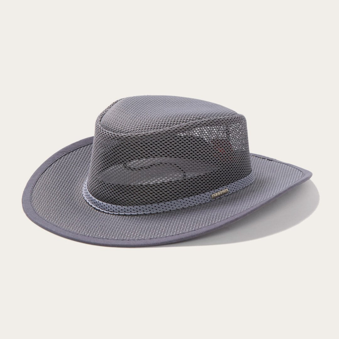 Men/Women Outdoor | Stetson Grand Canyon Mesh Safari Hat Charcoal