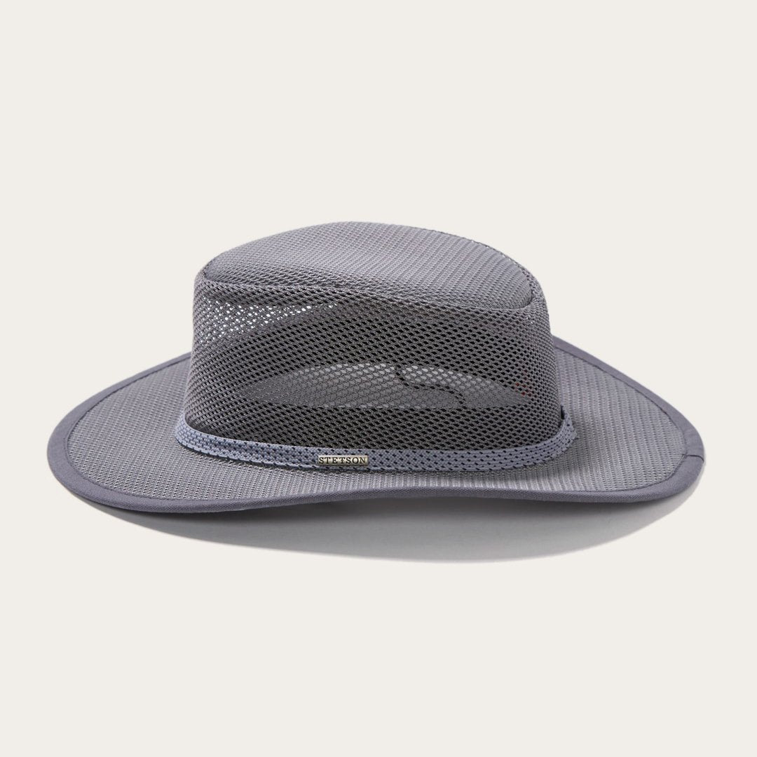 Men/Women Outdoor | Stetson Grand Canyon Mesh Safari Hat Charcoal