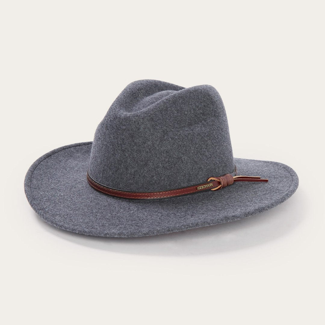 Men/Women Outdoor | Stetson Grey Bull Outdoor Hat Grey Mix