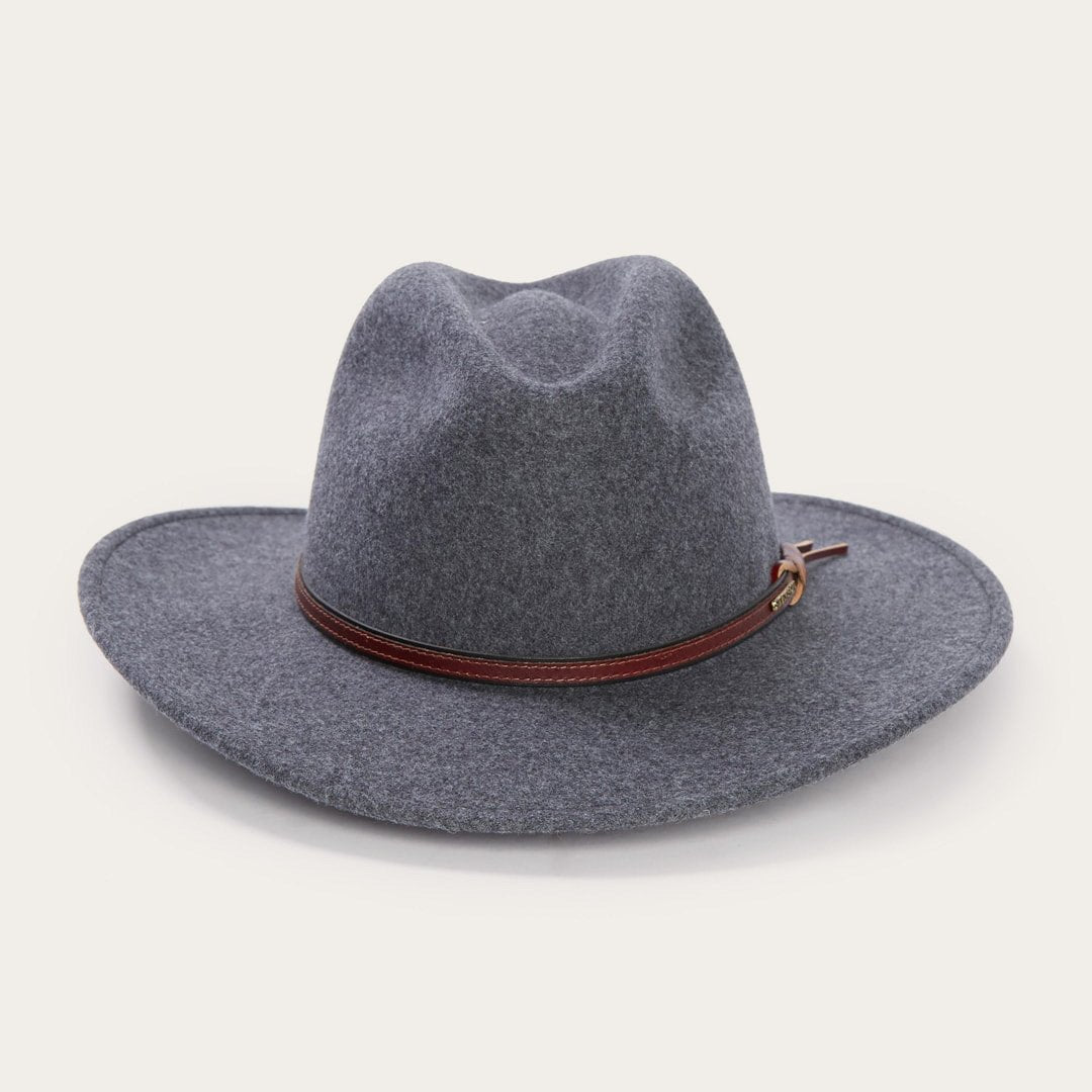 Men/Women Outdoor | Stetson Grey Bull Outdoor Hat Grey Mix