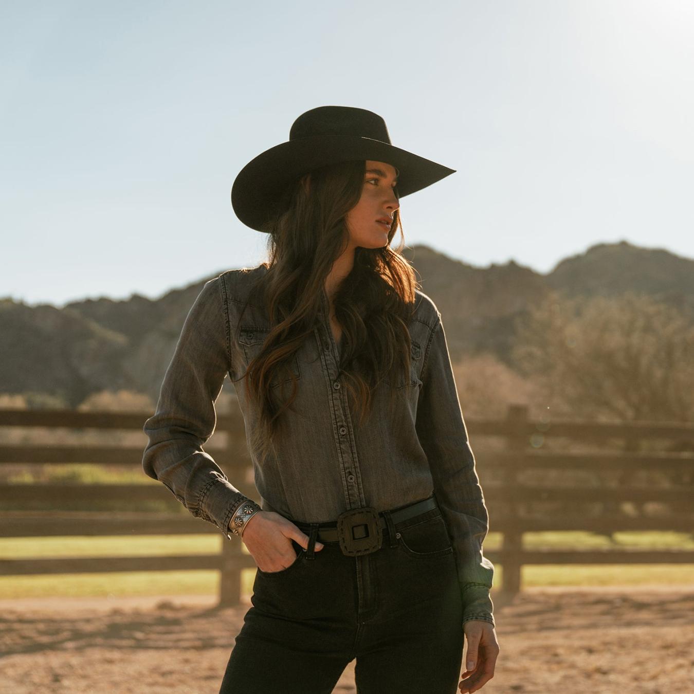 Men/Women Outdoor | Stetson Gus 6X Cowboy Hat Black